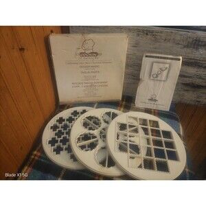 New Cookin’ The American Way Dough Magic 3 Pastry Cutters, Pie Crust